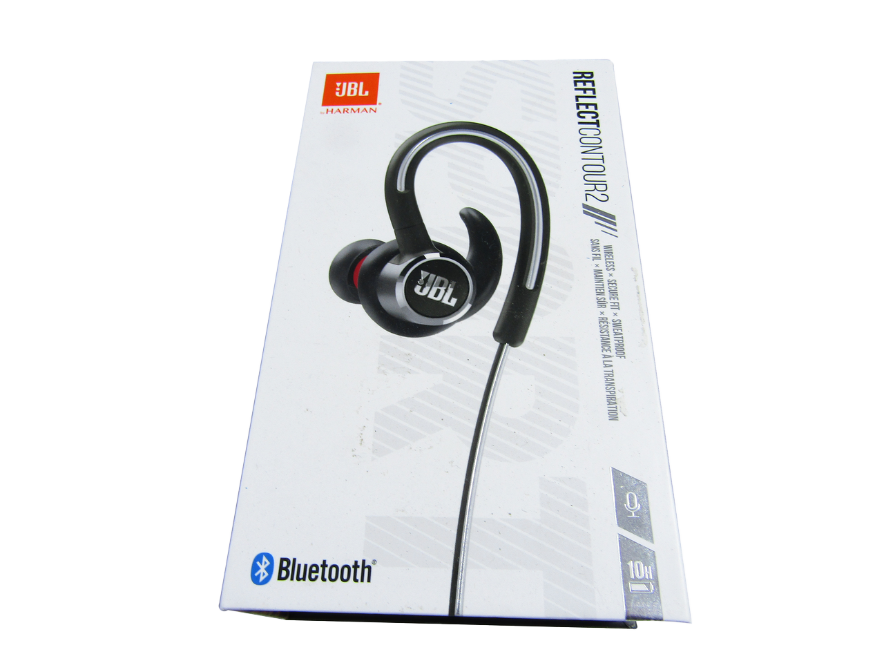 JBL Reflect Contour 2 Wireless Sport In-Ear Headphones Black LN 2