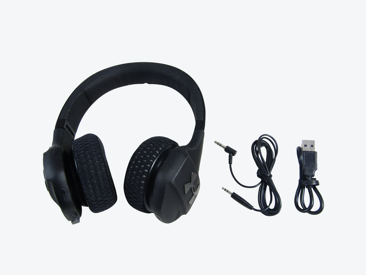 JBL Under Armour Sport Wireless Train – On-Ear Bluetooth Headphones with Microphone made for Sport. Wireless Headset with IPX4 Sweatproof, works with Android and Apple iOS (Black/Gray) G