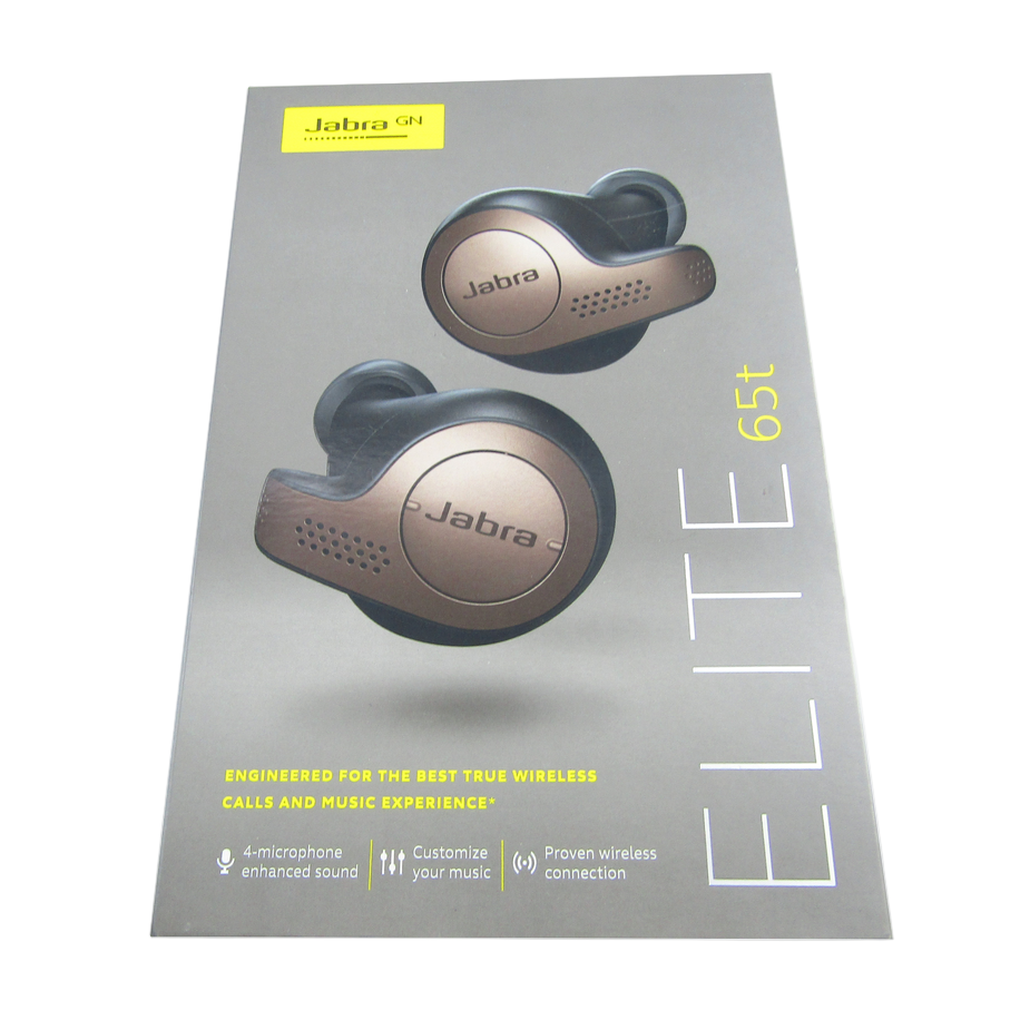 Jabra Elite 65t Alexa Enabled True Wireless Earbuds Charging Case - Copper Black LN 2