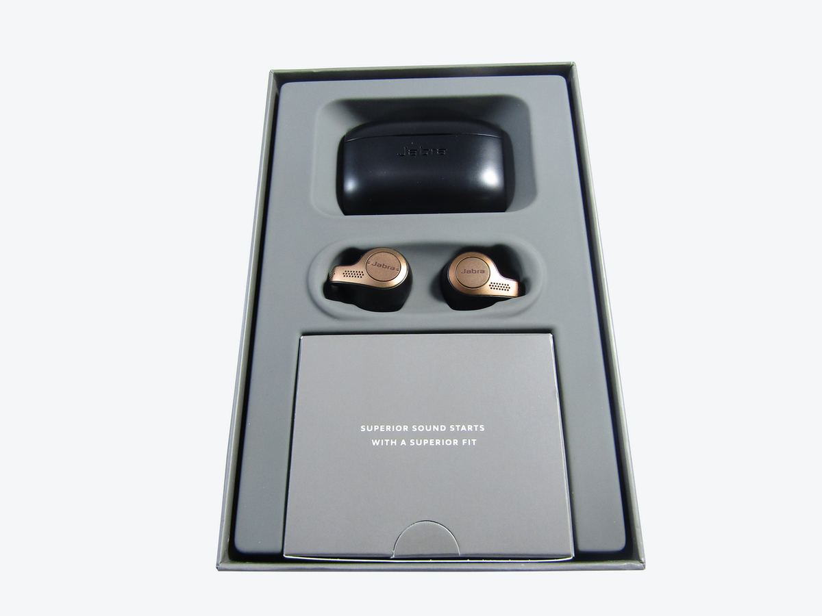 Jabra Elite 65t Alexa Enabled True Wireless Earbuds Charging Case - Copper Black LN