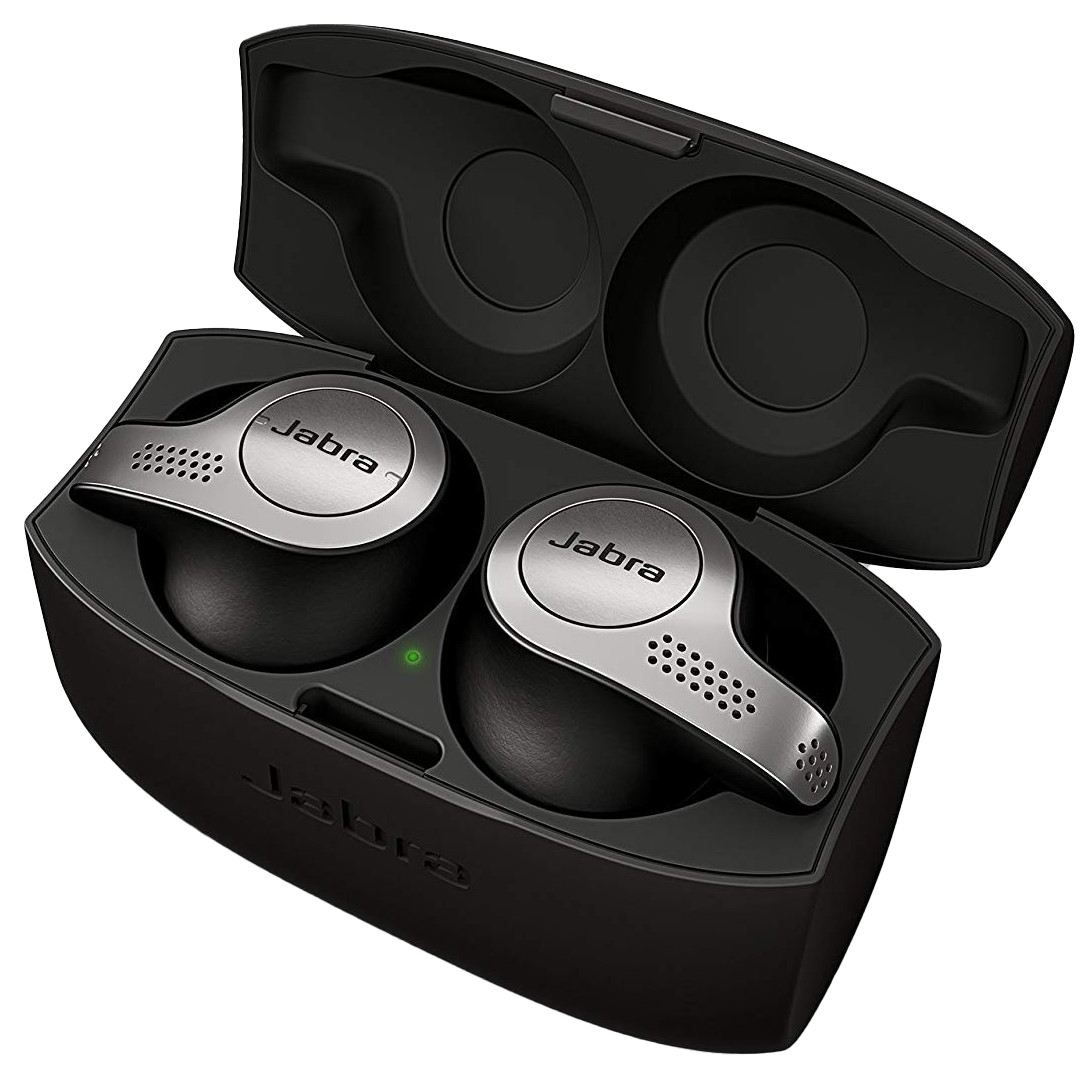 Jabra Elite 65t Earbuds True Wireless with Charging Case, Titanium Black LN 4