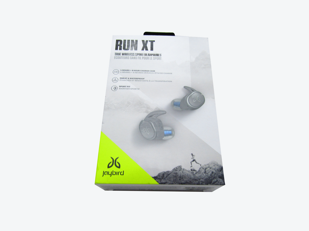 Jaybird RUN XT True Wireless Headphones (Storm Grey/Glacier) LN