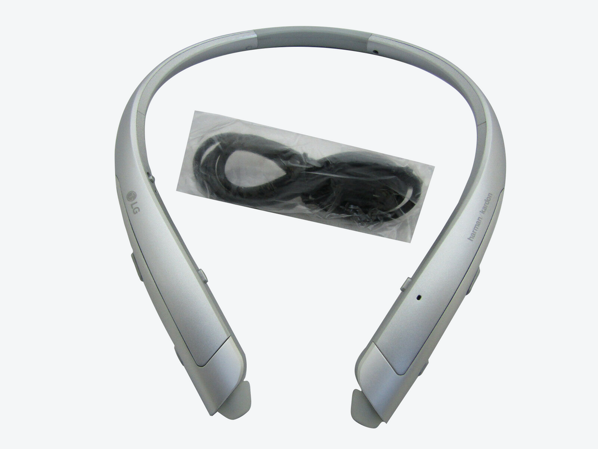 LG Tone Platinum HBS-1100 - Premium Wireless Stereo Headset - Silver LN