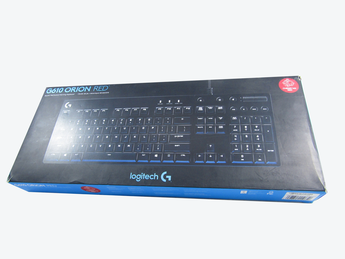 Logitech G610 Orion Red gaming keyboard LN