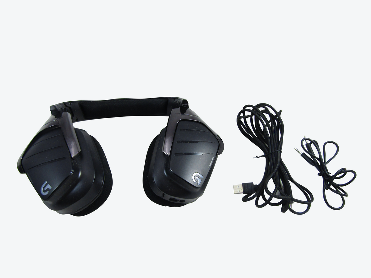 Logitech G933 Artemis Spectrum – Wireless RGB 7.1 Dolby and DTS Headphone Surround Sound Gaming Headset – PC, PS4, Xbox One, Switch, and Mobile Compatible – Advanced Audio Drivers – Black VG
