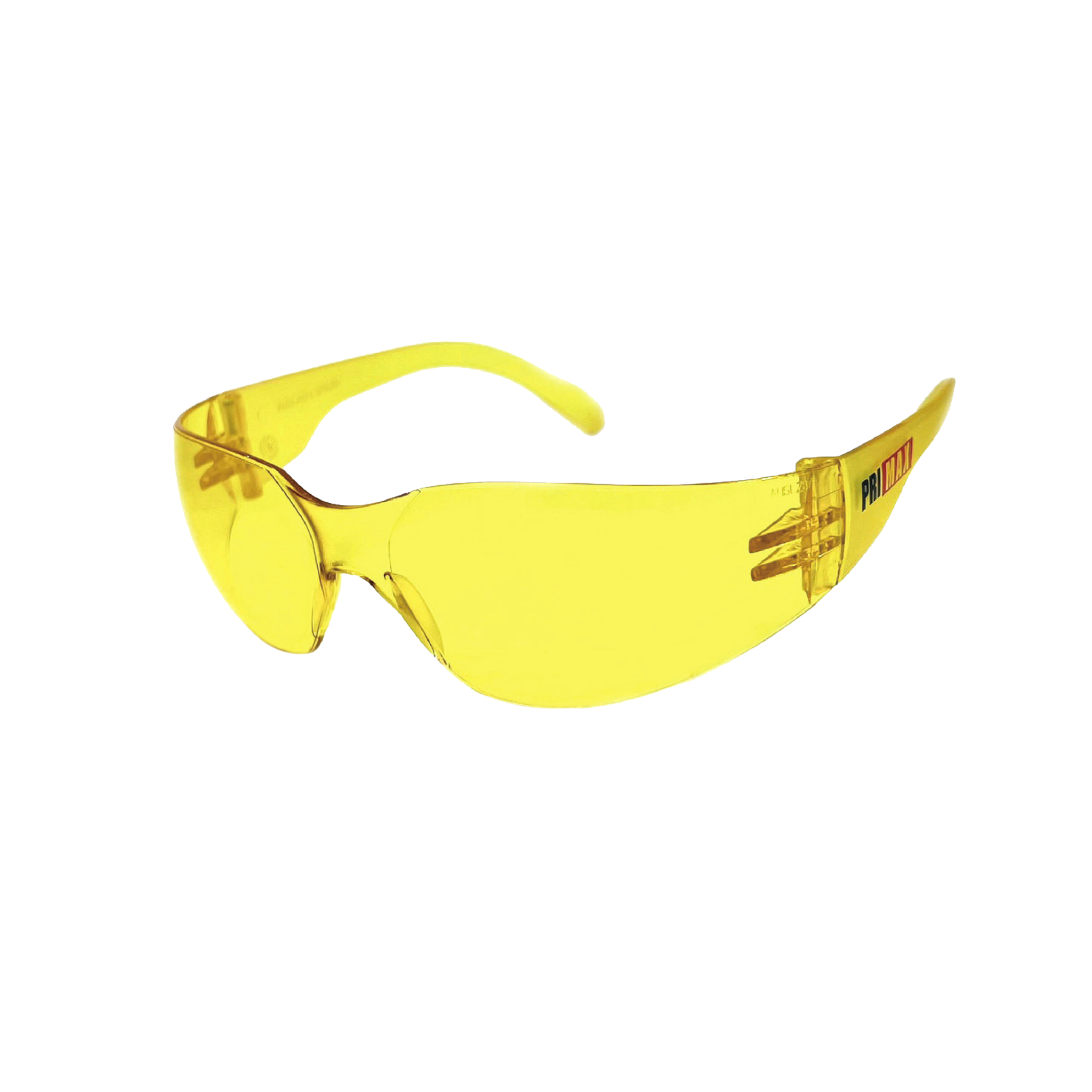 Rimless Safety Readers With Clear Temple, Amber Lens and Anti-Scratch Coating  <br> SG10A
