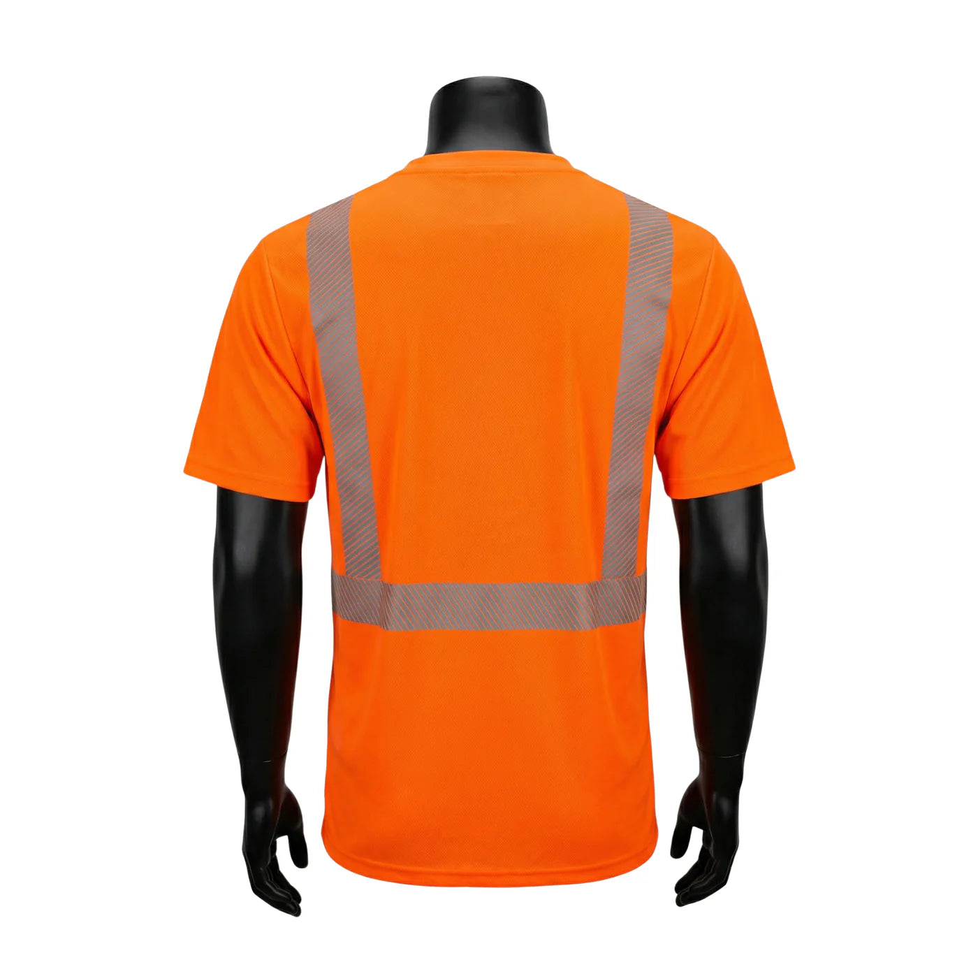 INOO-SHIELD Class 2 Hi-Viz Orange Moisture-Wicking T-Shirt, 2-In Tape - Model SV2661F - 36 pcs/case