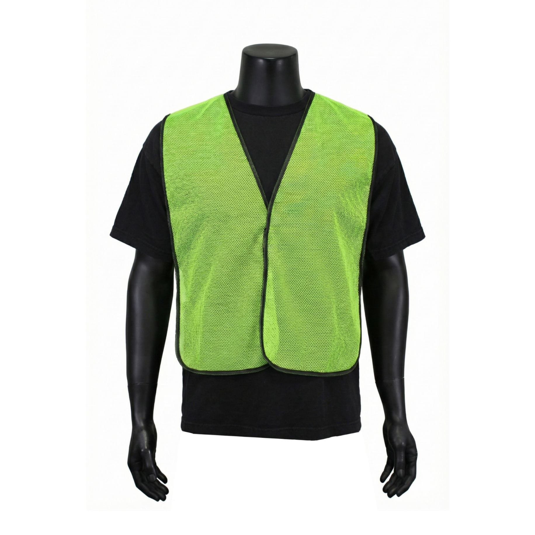 Hi-Viz Lime Green Mesh General-Purpose Safety Vest, Non-ANSI, No Reflective Stripes, One Size Fits Most - Model SVN600G - 36 Pieces/Case