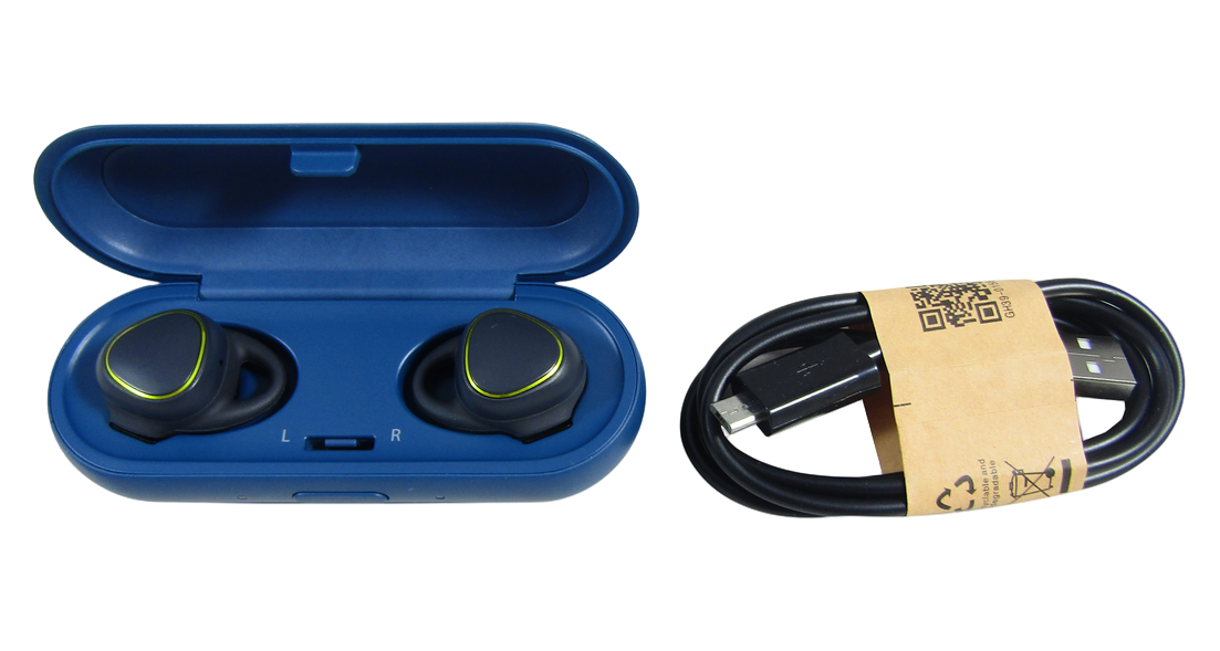 Samsung Gear Icon X (sm-r140) Wireless Fitness Earbuds Blue VG 1