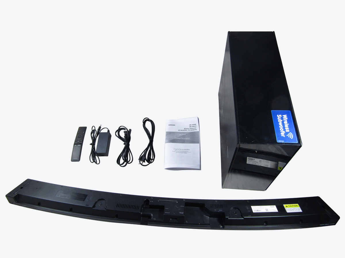 Samsung HW-J6500R Curved Soundbar W/ Wireless Subwoofer Black AC