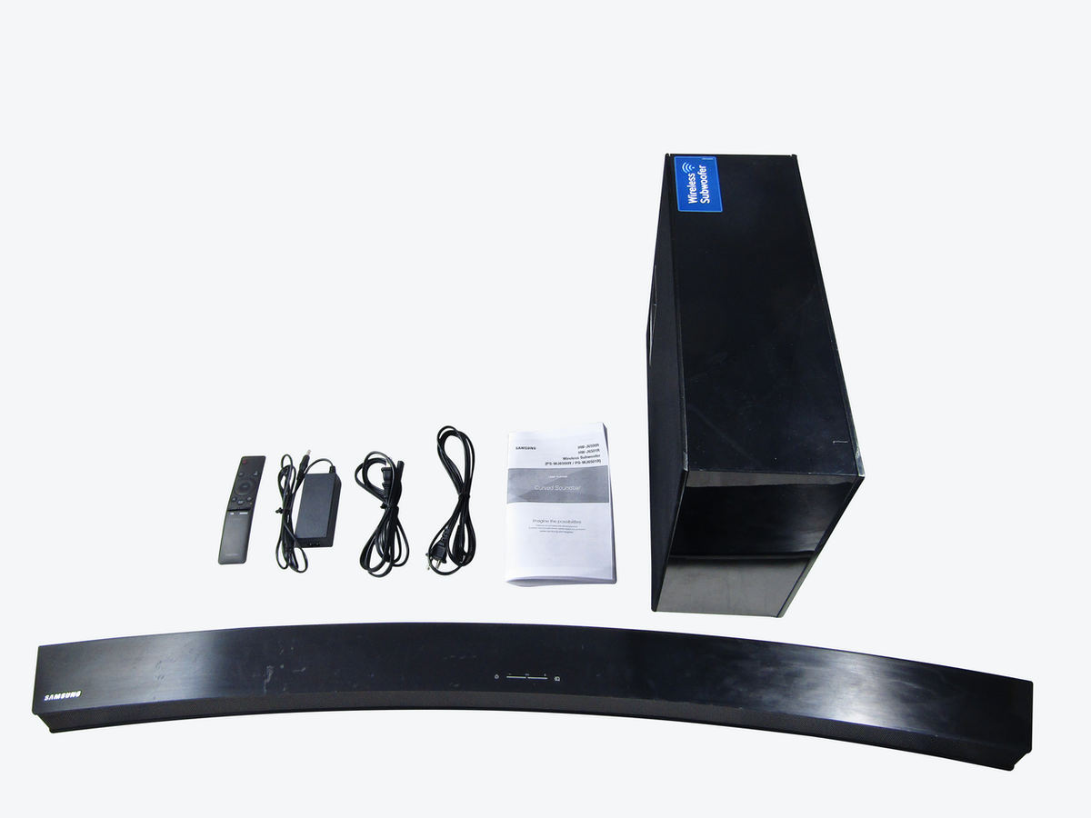Samsung HW-J6500R Curved Soundbar W/ Wireless Subwoofer Black AC
