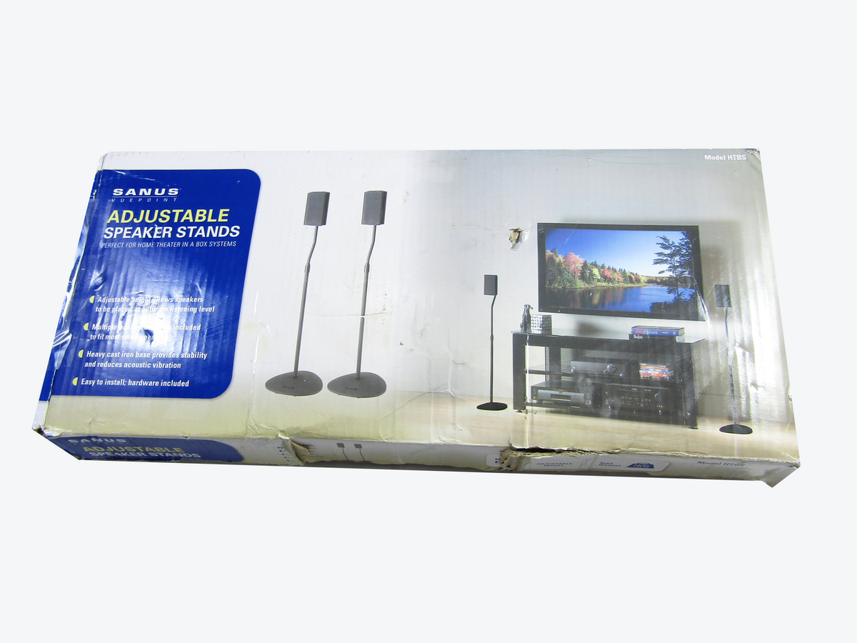 Sanus HTBS Speaker Stands (Pair) Black LN