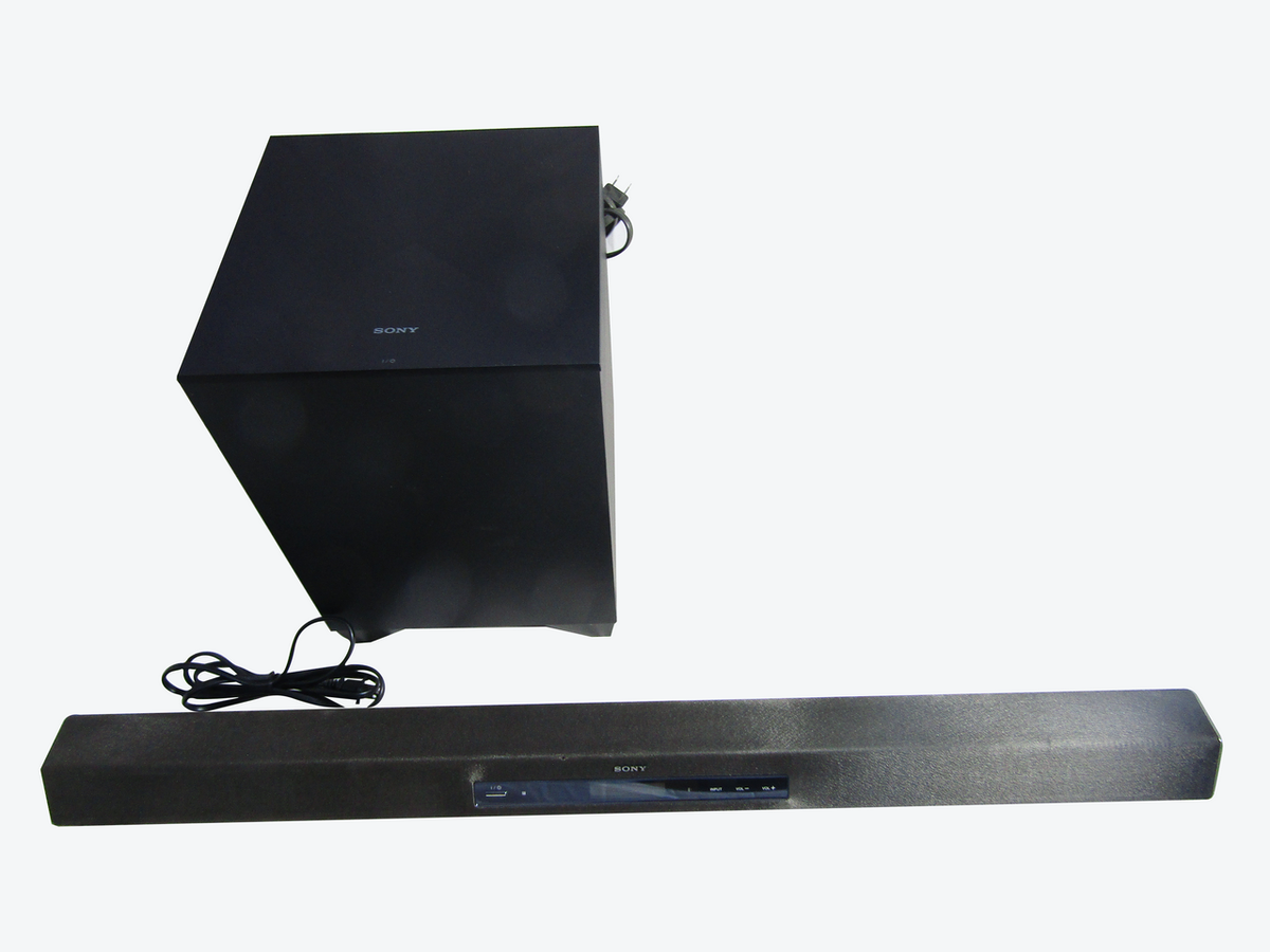 Sony HT-CT260 2.1 Speaker System - 300 W RMS - Wireless Speaker(s) - Black - Dolby Pro Logic II, DTS Digital Surround, S-Force PRO Front Surround VG