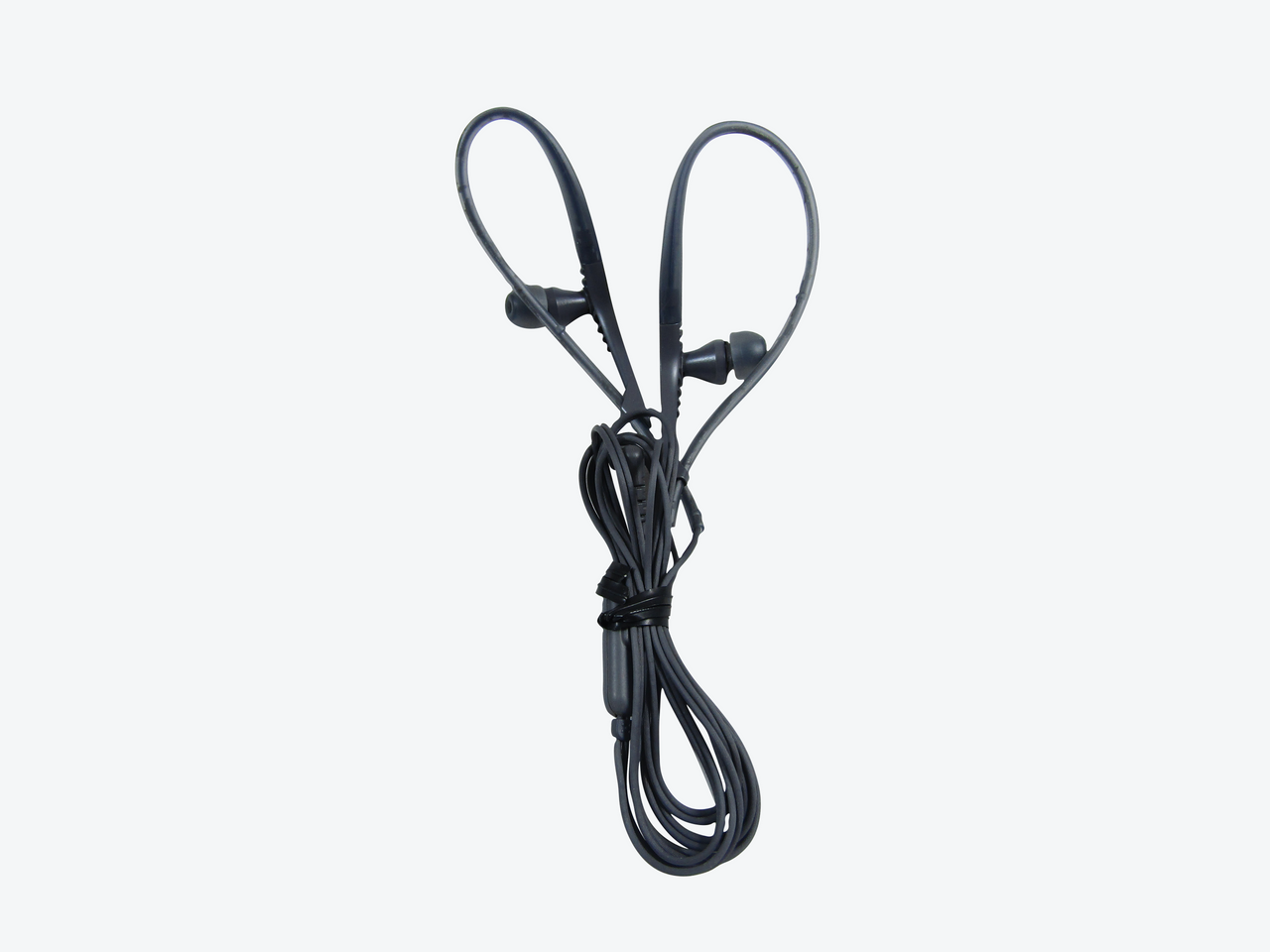 Sony MDR-AS410AP/B - Sport - Earphones with mic - in-Ear - Over-The-Ear Mount - Gray VG