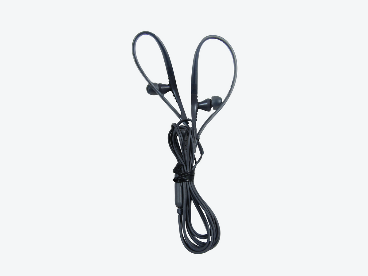 Sony MDR-AS410AP/B - Sport - Earphones with mic - in-Ear - Over-The-Ear Mount - Gray VG