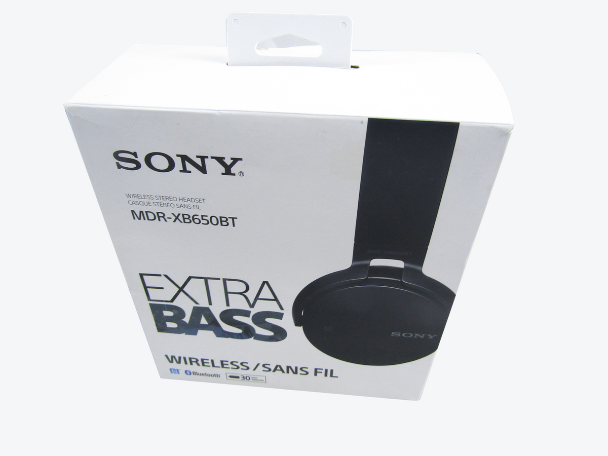 Sony MDRXB650BT/B Extra Bass Bluetooth Headphones, Black LN