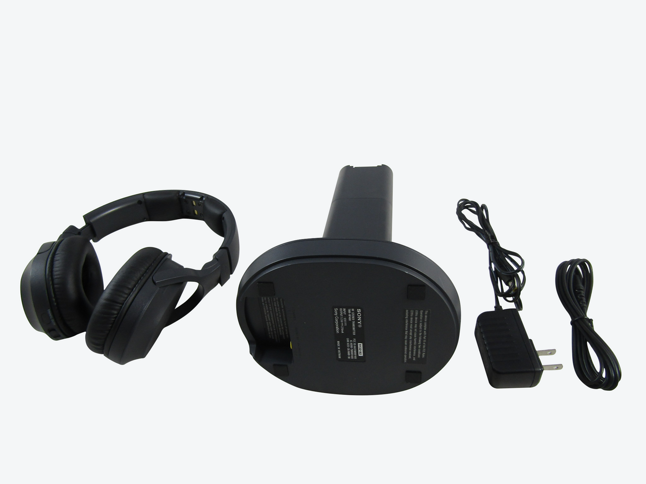 Sony RF400 Wireless Home Theater Headphones for Watching TV Black AC