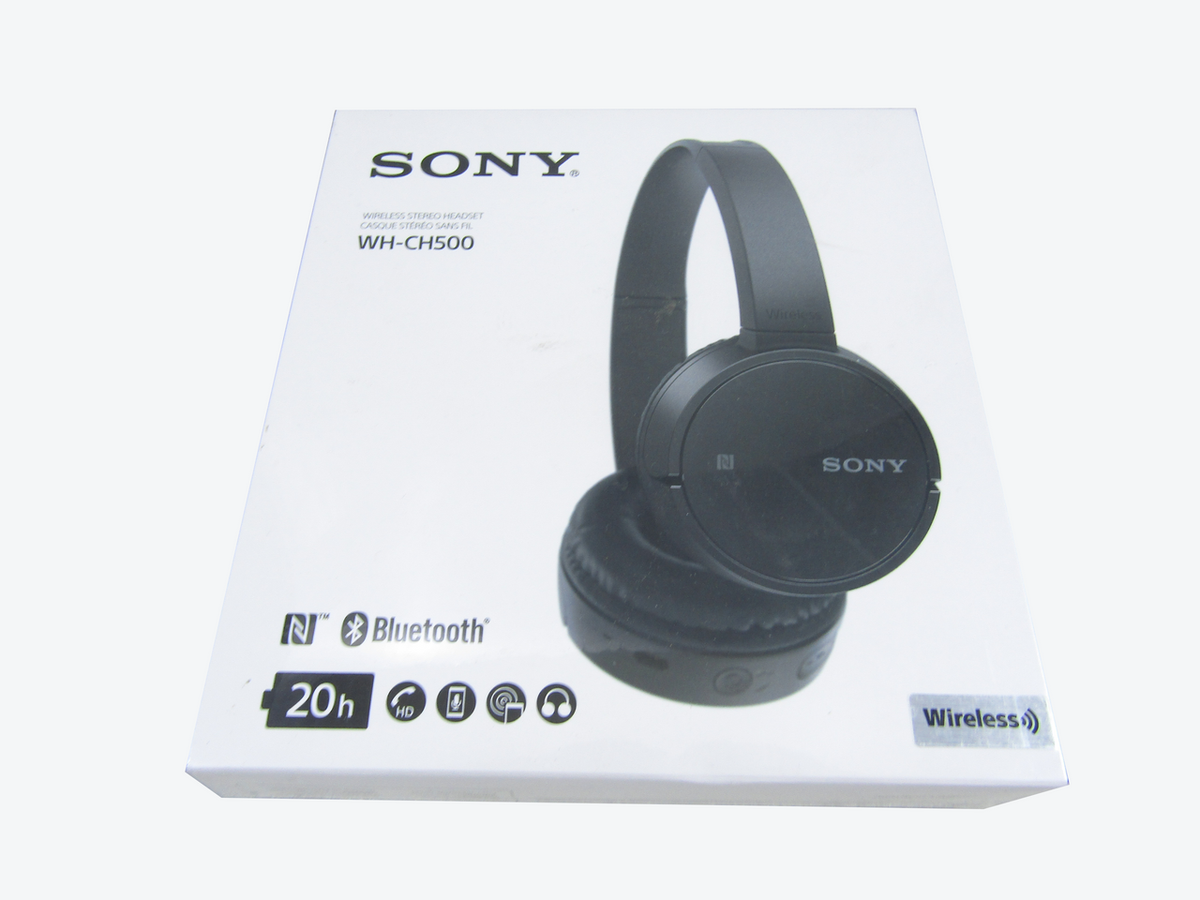 Sony WH-CH500 Wireless On-Ear Headphones, Black