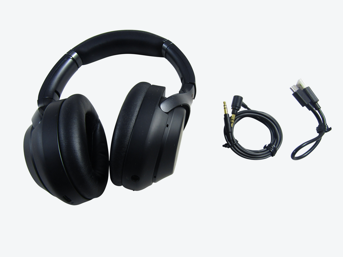 Sony WH1000XM3 Noise Cancelling Headphones, Wireless Bluetooth Over the Ear Headset – Black AC