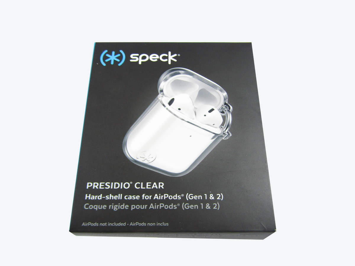 Speck Presidio Clear Airpods Case (Gen 1/2), Clear/Clear LN
