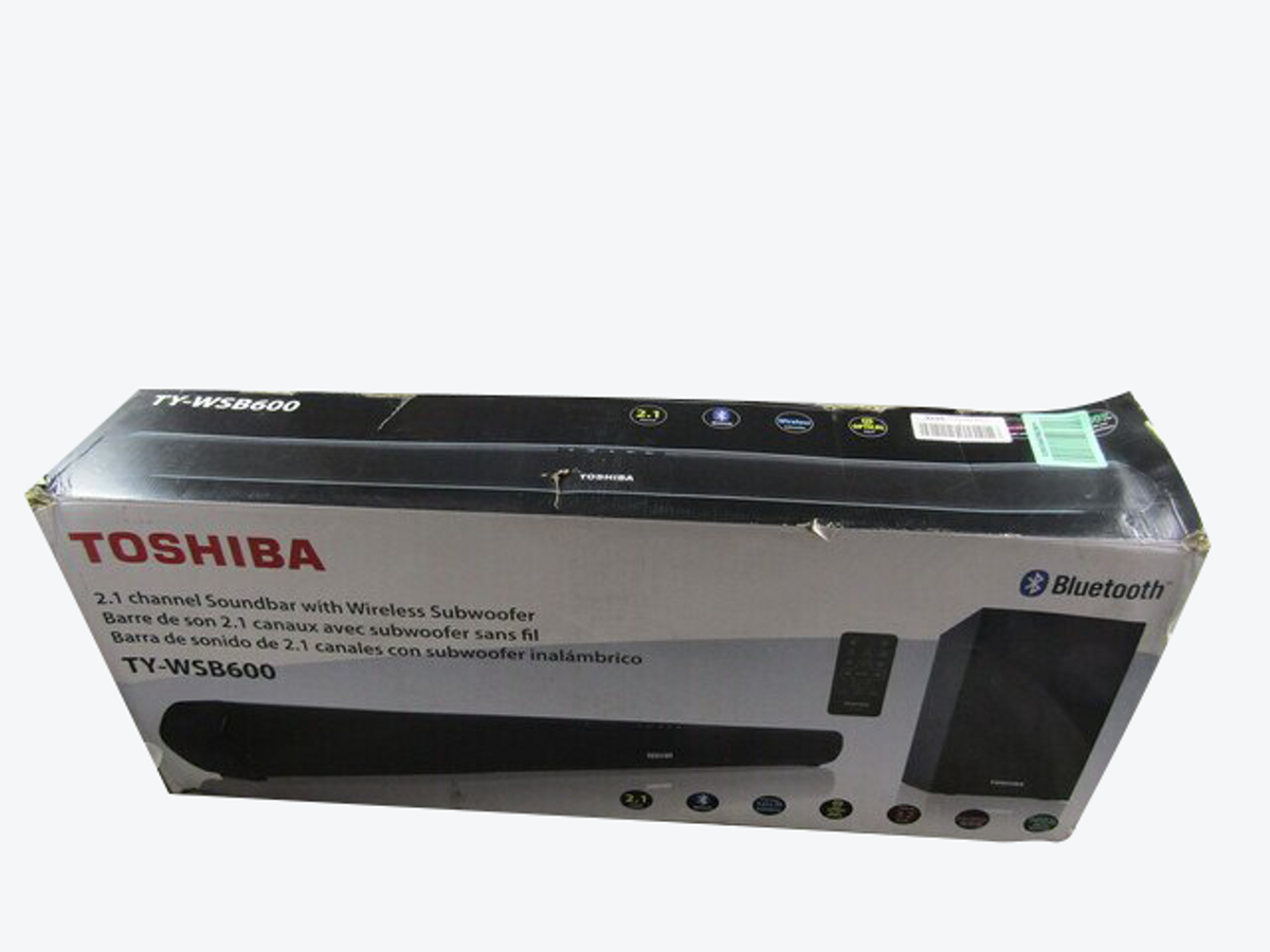 Toshiba TY-WSB600 2.1 Channel Bluetooth Soundbar TV Speaker Black LN