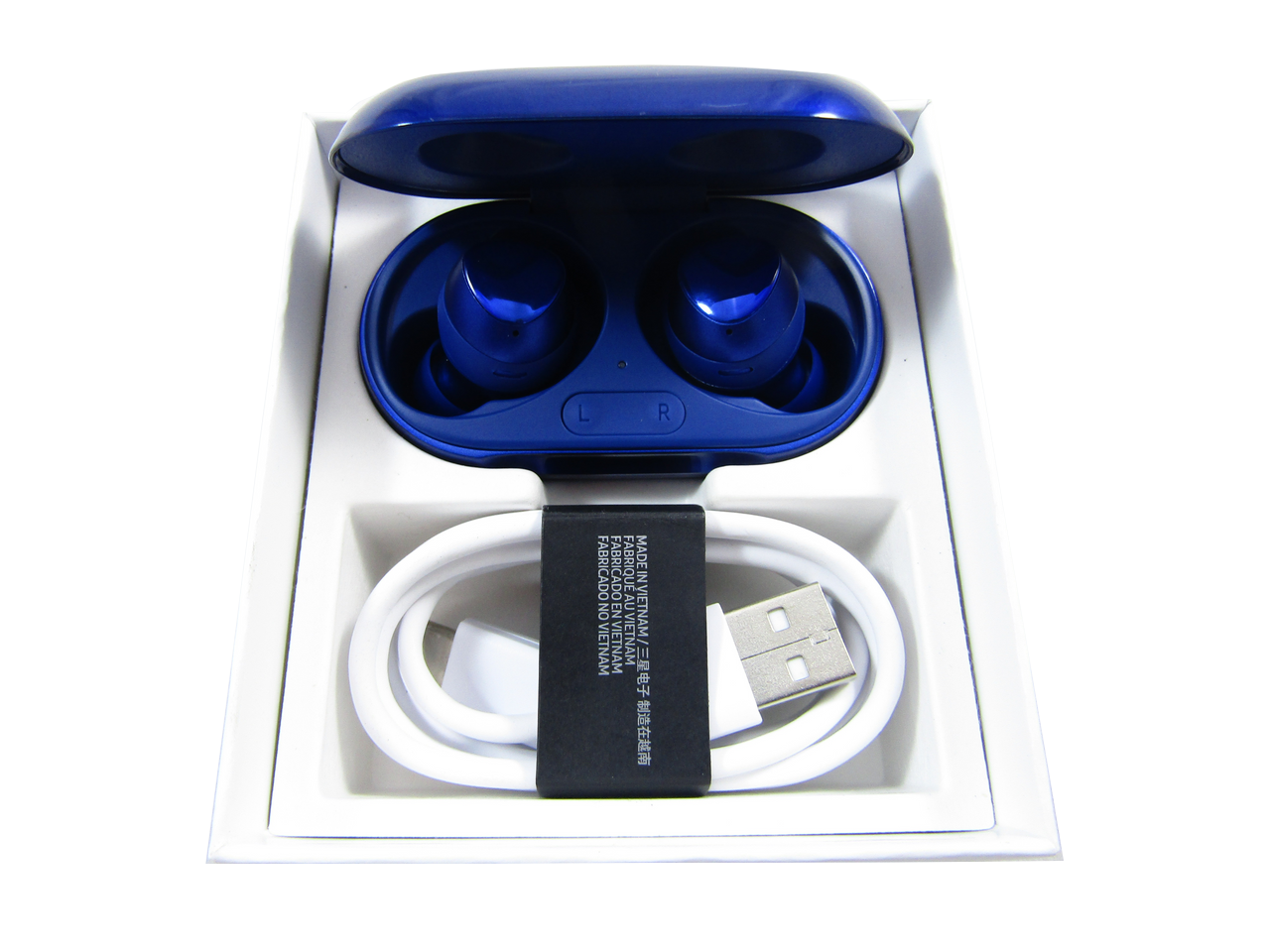Samsung Galaxy Buds+ True Wireless Earbud Headphones - Aura Blue LN