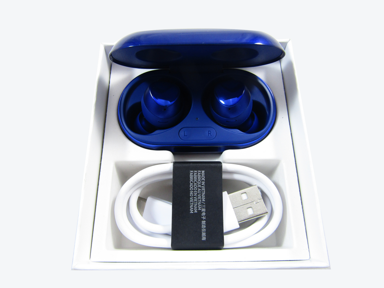 Samsung Galaxy Buds+ True Wireless Earbud Headphones - Aura Blue LN