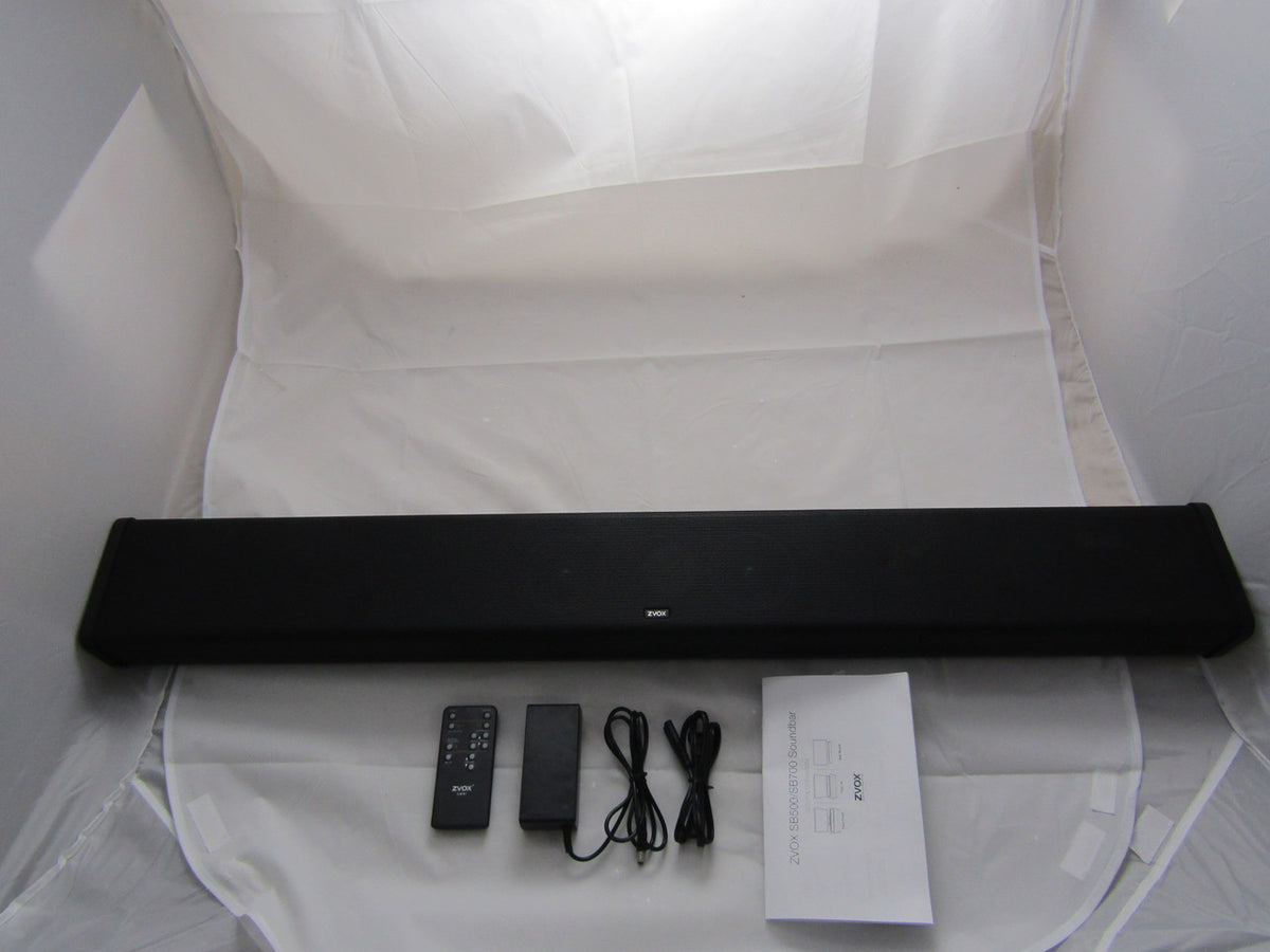 ZVOX SB500 Aluminum Sound Bar with Built-In Subwoofer, Bluetooth Wireless Streaming, AccuVoice G