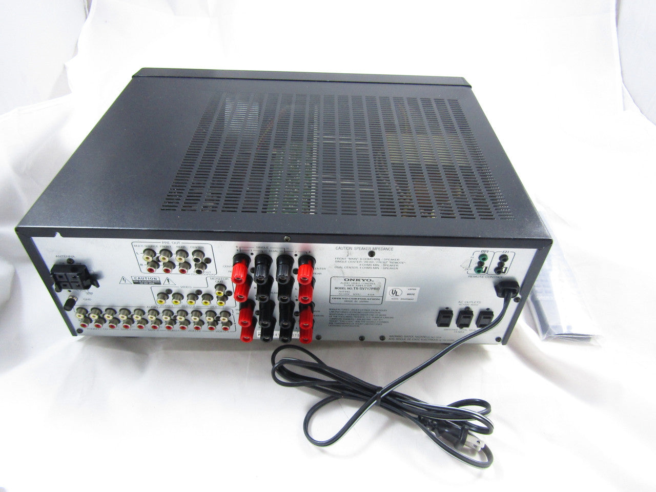 Onkyo TX-SV717Pro Audio Video Control Tuner Amplifier VG