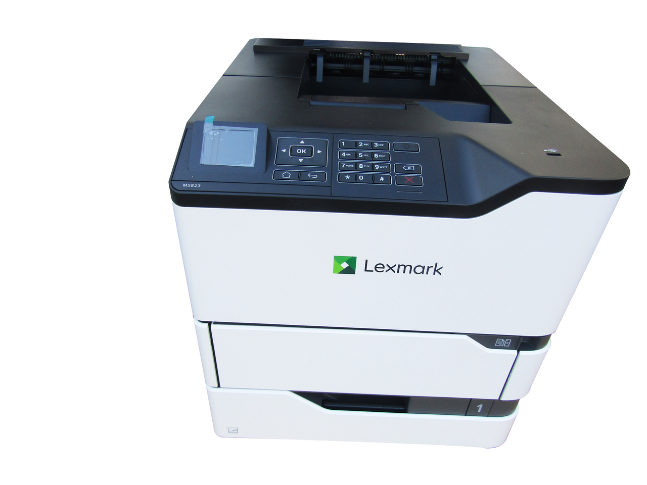 Lexmark MS820 MS823dn Desktop Laser Printer - Monochrome - 65 ppm Mono - 1200 x 1200 dpi Print - Automatic Duplex Print - 650 Sheets Input - Ethernet - 300000 Pages Duty Cycle LN