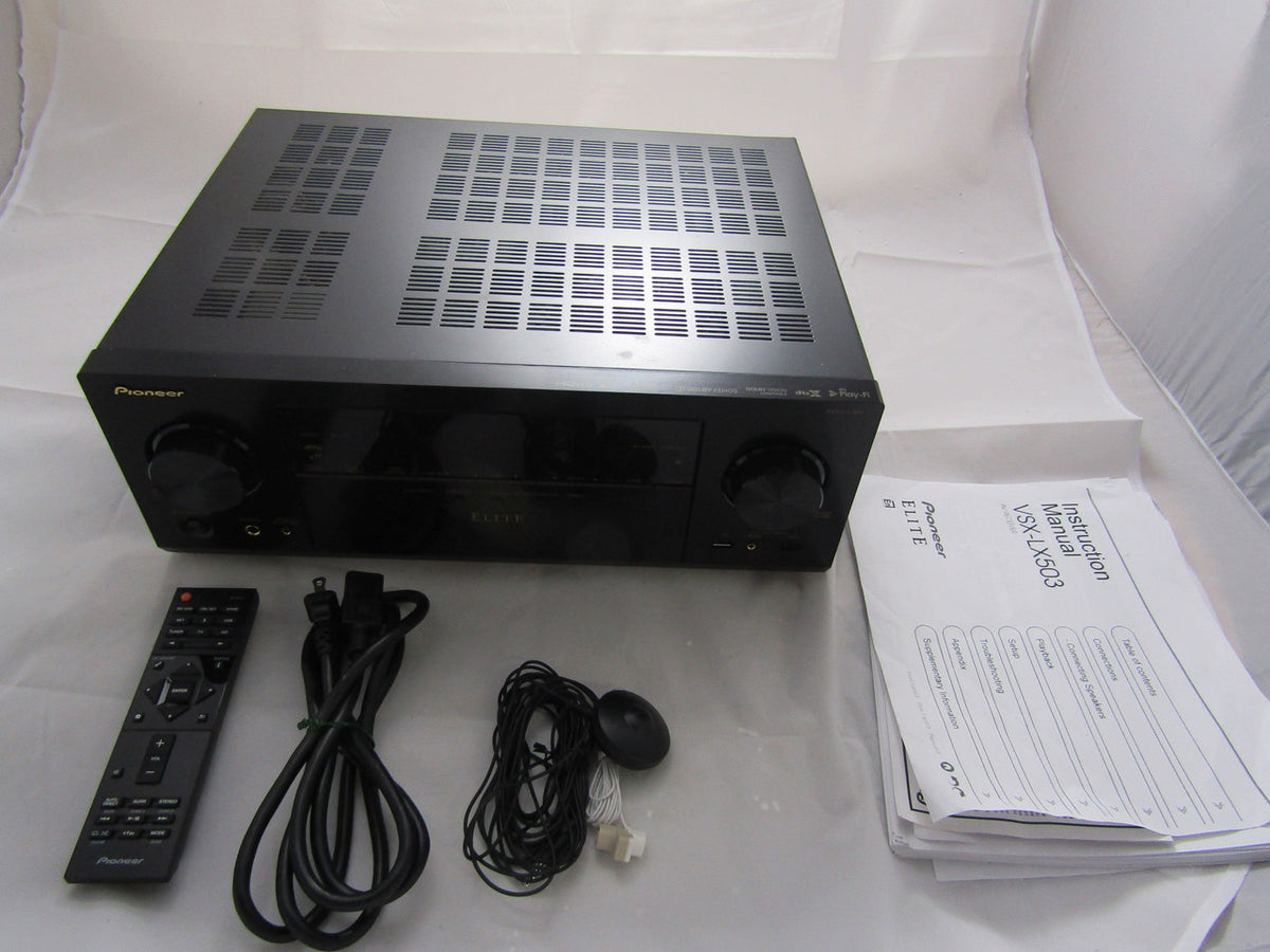 Pioneer VSX-LX303 9.2 Channel 4k UltraHD Network A/V Receiver Black VG
