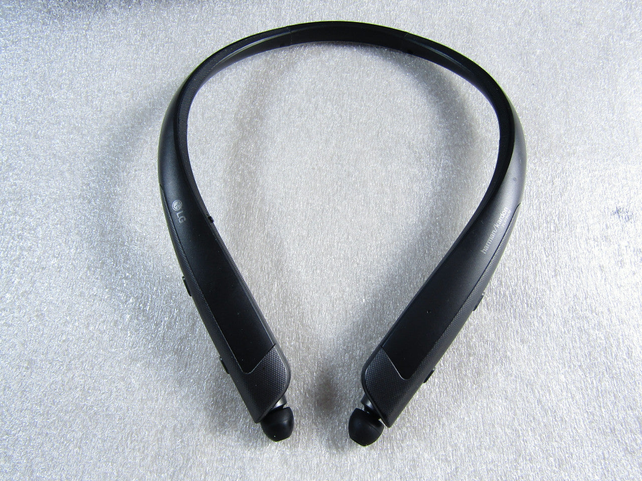 LG HBS-1125 Tone Platinum+ Bluetooth Wireless Stereo Headset with Fast Charge and Google Assistant Button, Black AC