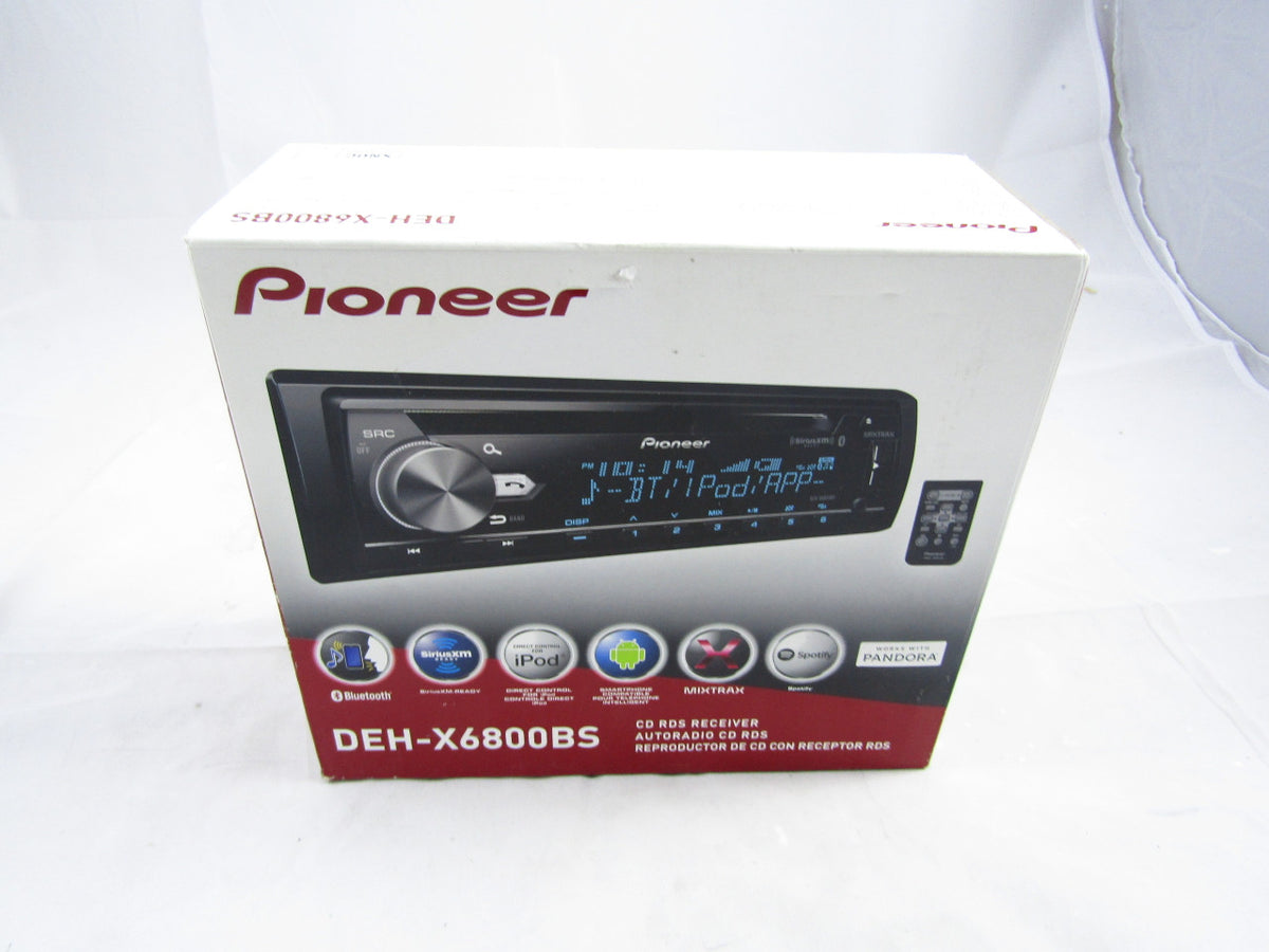 Pioneer DEH-X6800BS CD Receiver w/ Built in Bluetooth
