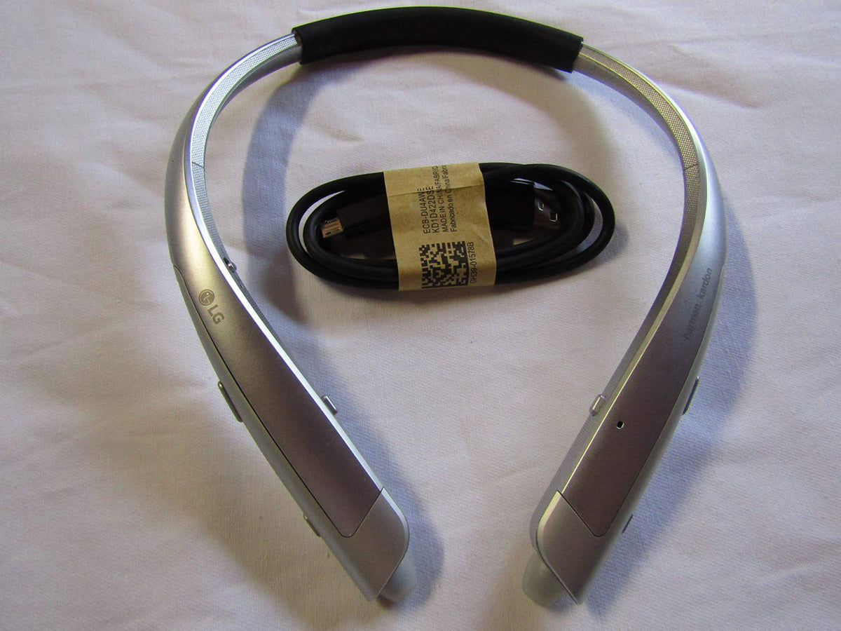 LG Tone Platinum HBS-1100 - Premium Wireless Stereo Headset - Silver AC