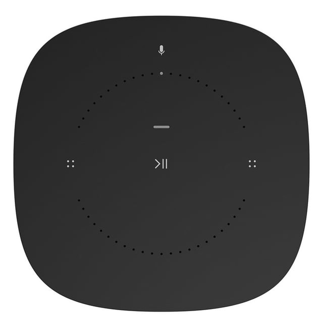 Sonos - One (Gen 2) Smart Speaker with Voice Control built-in - Black