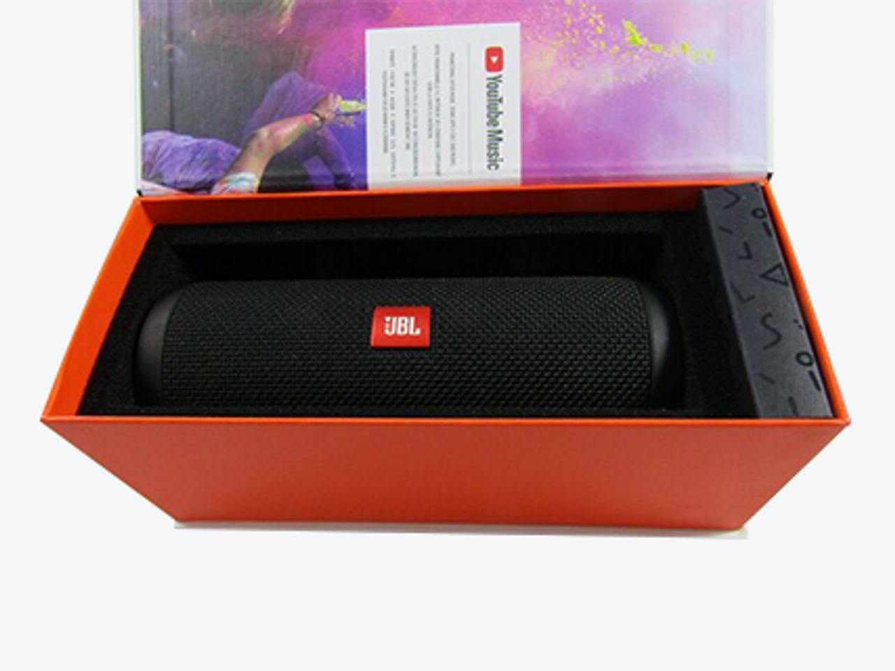 JBL Flip 4 Portable, Waterproof Bluetooth Speaker. Black LN