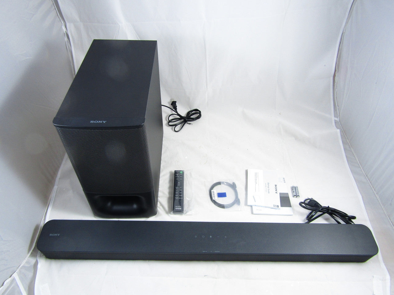 Sony HT-S350 Soundbar with Wireless Subwoofer: S350 2.1ch Sound Bar and Powerful Subwoofer - Home Theater Surround Sound Speaker System for TV - Bluetooth and HDMI Arc Compatible Bar LN