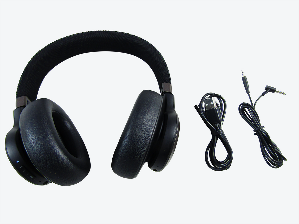 JBL LIVE 650BTNC - Black - Wireless Over-Ear Noise-Cancelling VG