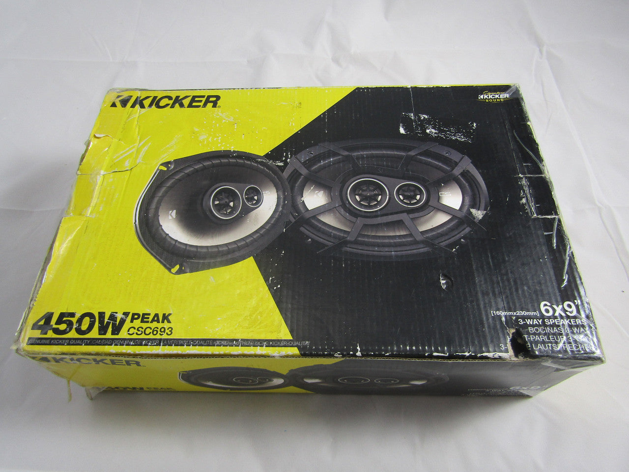 Kicker 43CSC6934 CSC693 6x9 3-Way Speaker Pair LN