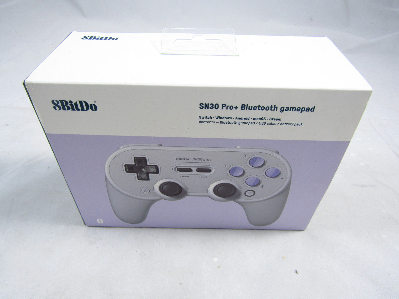 8Bitdo Sn30 Pro+ Bluetooth Gamepad (Sn Edition) - Nintendo Switch LN