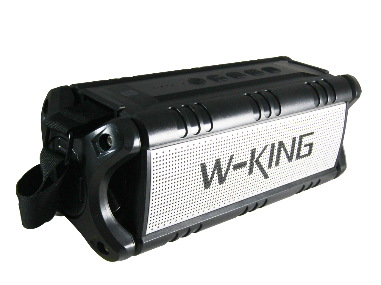 50W(70W Peak) Bluetooth Speakers Built-in 8000mAh Battery Power Bank, W-KING Wireless Outdoor Portable Waterproof, DSP, NFC Speaker, Powerful Rich Bass Loud Stereo Sound (Black) VG