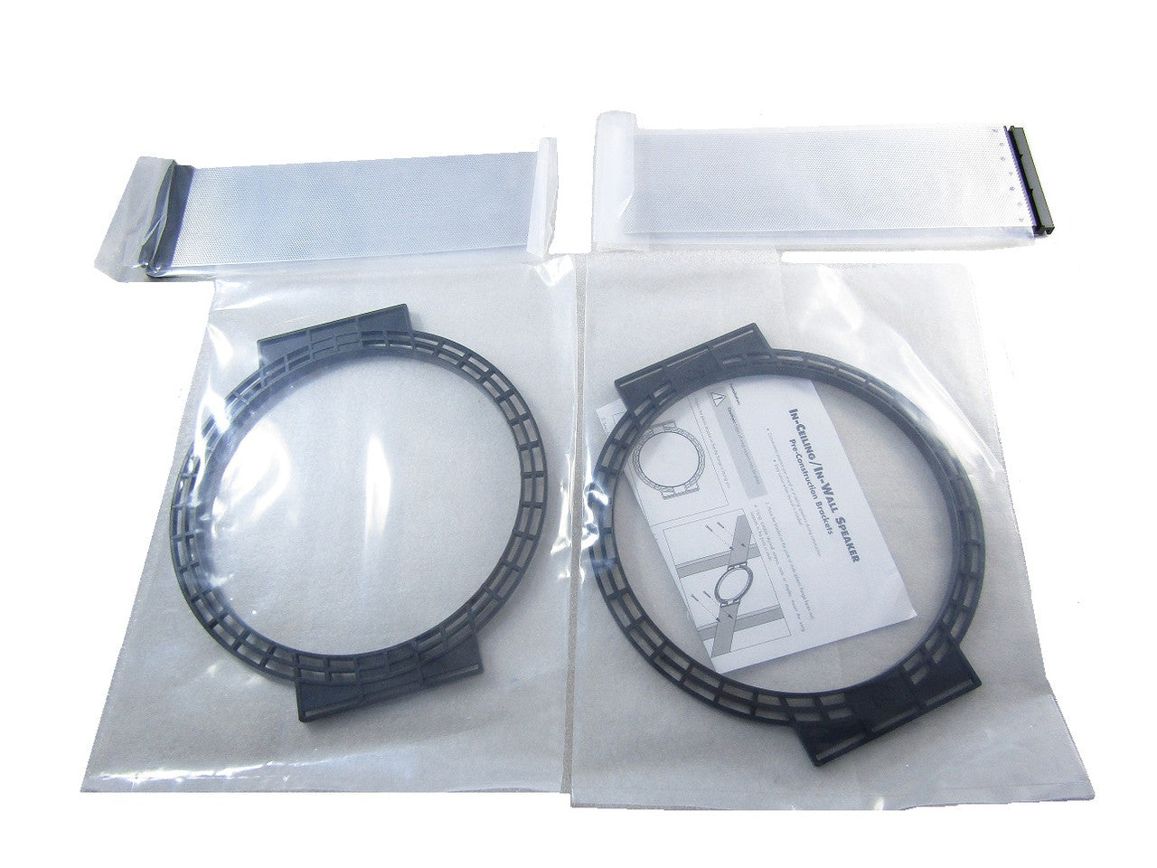 MartinLogan IC8 and IC8-AW in-ceiling construction brackets speakers Black LN
