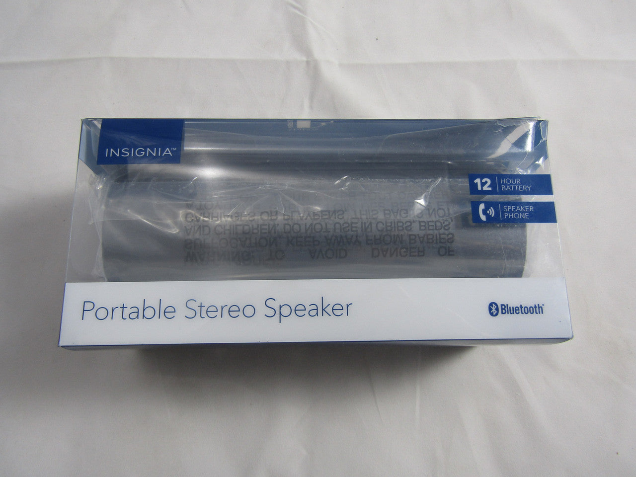 Insignia NS-SPBTWAVE2-BK Wave 2 Portable Bluetooth Speaker - Black LN