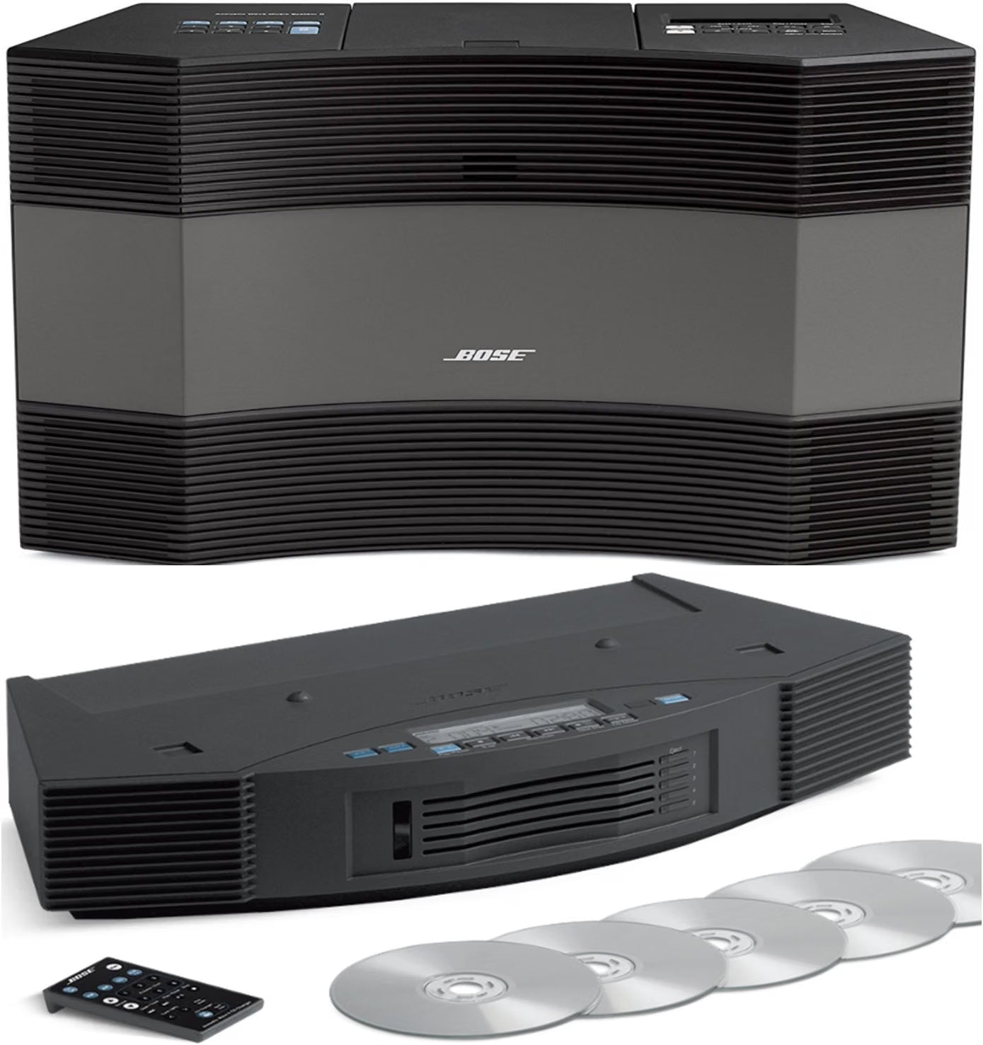 Bose Acoustic Wave Music System II 352752-1100 with 5-CD Changer – Graphite Gray, Used Very Good