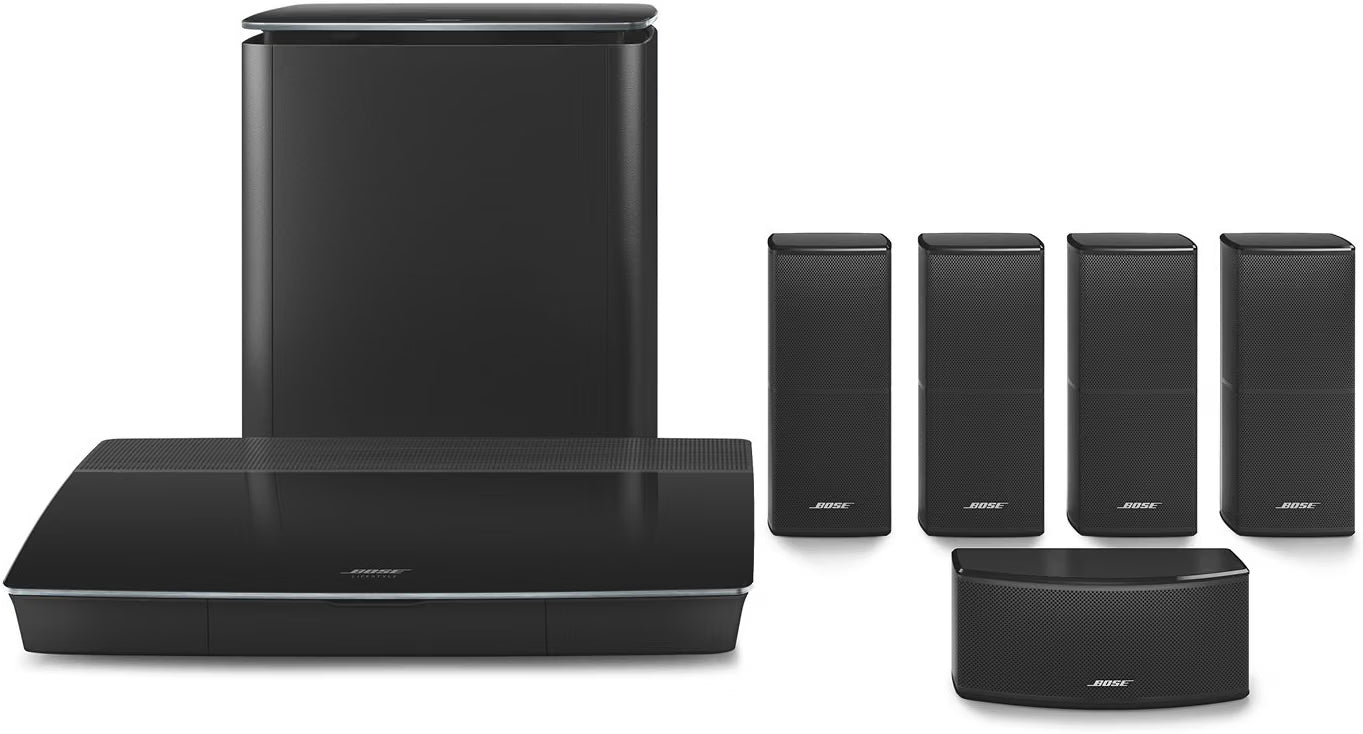 Bose Lifestyle 600 761682-1110 5.1 Home Theater System – Black, Open Box Like New