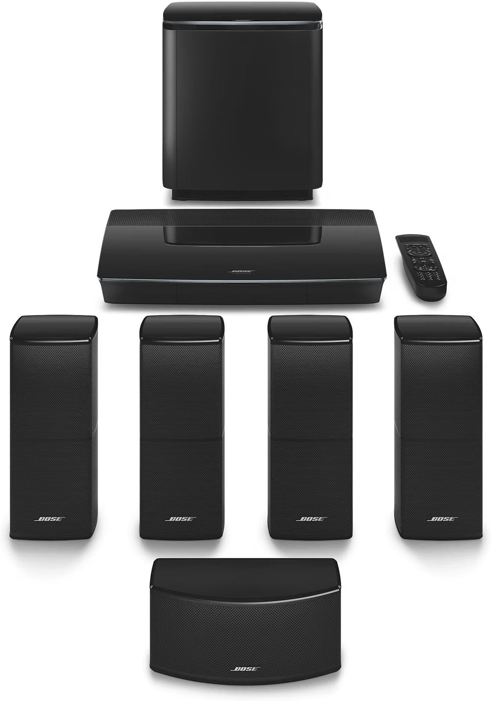 Bose Lifestyle 600 761682-1110 5.1 Home Theater System – Black, Open Box Like New
