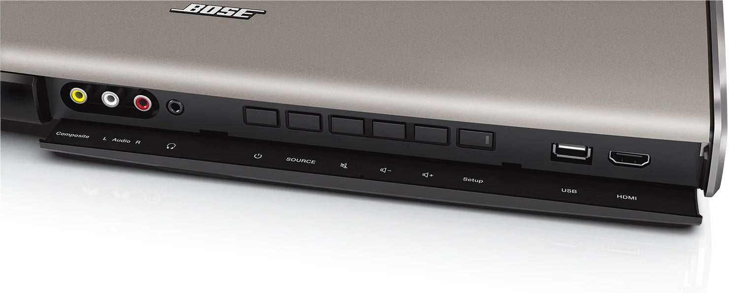 Bose Lifestyle T20 control console front USB HDMI and audio inputs