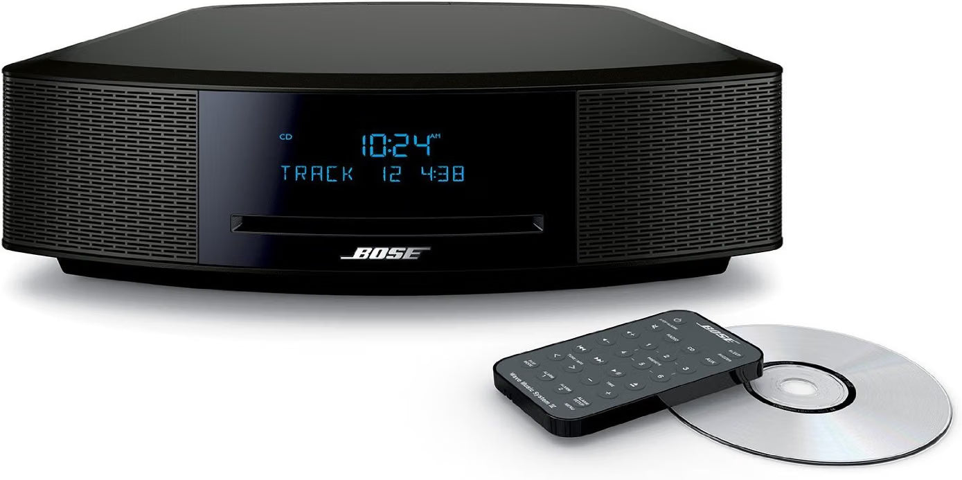 Bose Wave Music System IV 737251-1710 CD Player AM/FM Radio – Espresso Black, Used Very Good