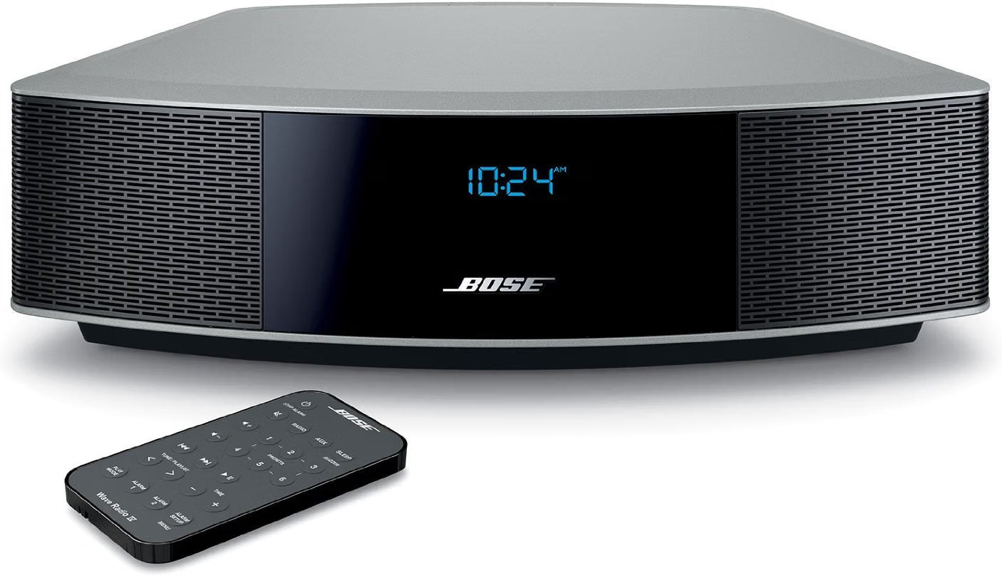 Bose Wave Radio IV 738028-1310 AM/FM Clock Radio – Platinum Silver, Used Very Good
