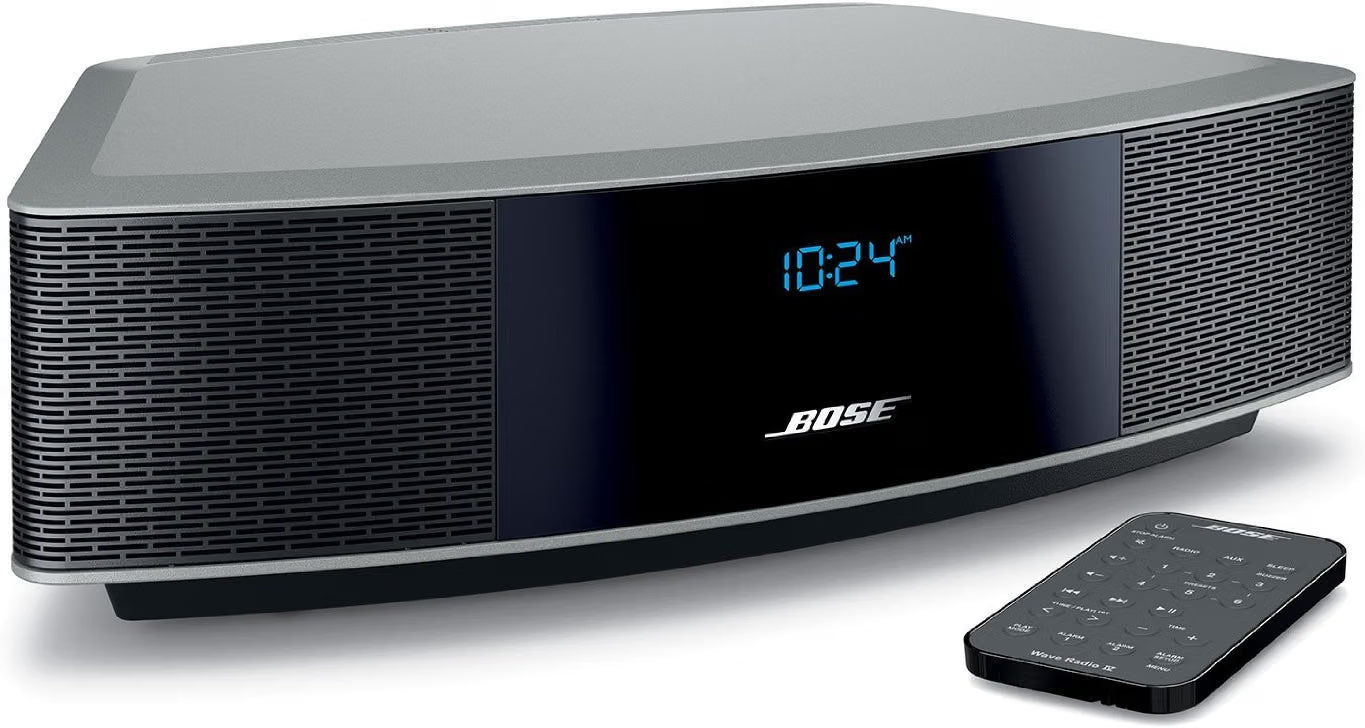 Bose Wave Radio IV 738028-1310 AM/FM Clock Radio – Platinum Silver, Used Very Good